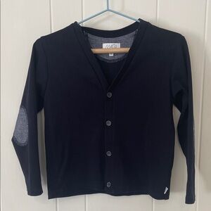 Magil Boys' Navy Blue Button Cardigan Sweater